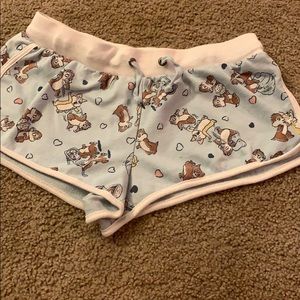 Disney chip and dale sleep shorts